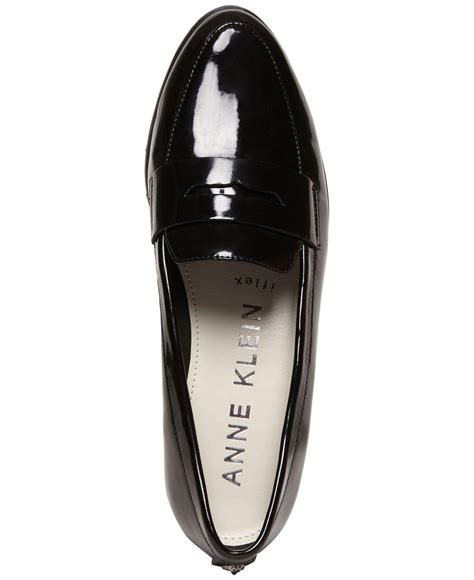 anne klein loafers black